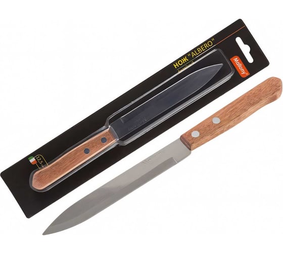 Изображение товара Нож с деревянной рукояткой Mallony ALBERO MAL-05AL для овощей большой, 12,5 см 00 5168