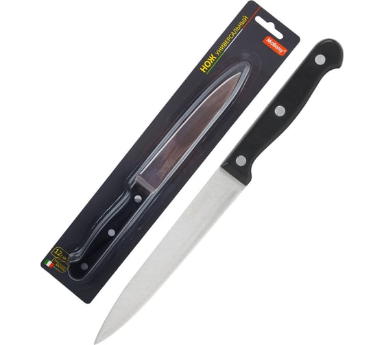 Изображение товара Нож с бакелитовой рукояткой Mallony MAL-05B универсальный, 12 см 985305