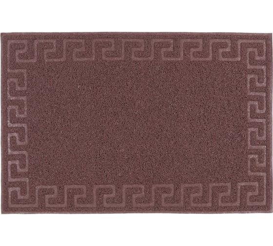 Изображение товара Коврик SUNSTEP Spongy Меандр 40х60 см, коричневый 38-302