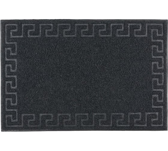 Изображение товара Коврик SUNSTEP Spongy Меандр 50х80 см, черный 38-313