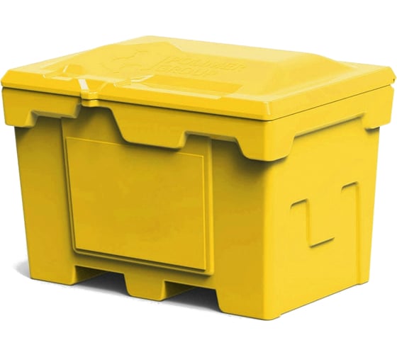 Изображение товара Ящик POLIMER GROUP 500 л, с крышкой, цвет желтый FB15007