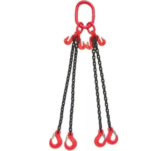 Изображение товара Цепной четырехветвевой строп СЕВЗАПКАНАТ 4СЦ 2,4тн 4м с УК 4631153550263