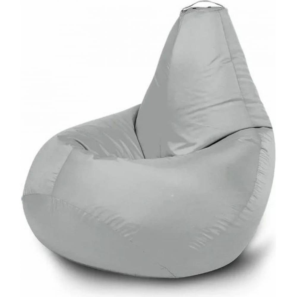 Кресло-мешок mypuff накидка незапинайка на спинку сиденья cartage оксфорд с карманом 60 х 40 см серый