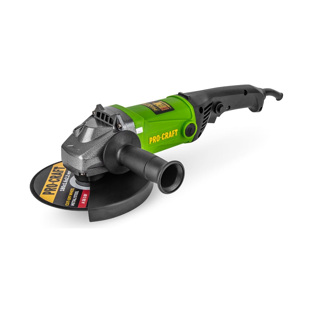 Изображение товара Углошлифовальная машина PROCRAFT PW 2150/180 PW2150 мощность 2150 Вт