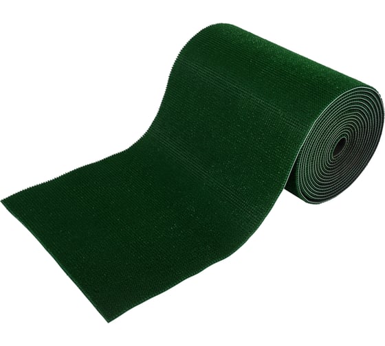 Изображение товара Коврик-дорожка VORTEX 0,90х15 м ТРАВКА на противоскользящей основе темно-зеленый 24006