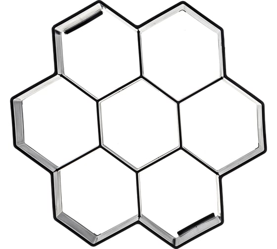 Изображение товара Форма для отливки садовых дорожек VORTEX "Соты" 28,5x27x4 см 24185