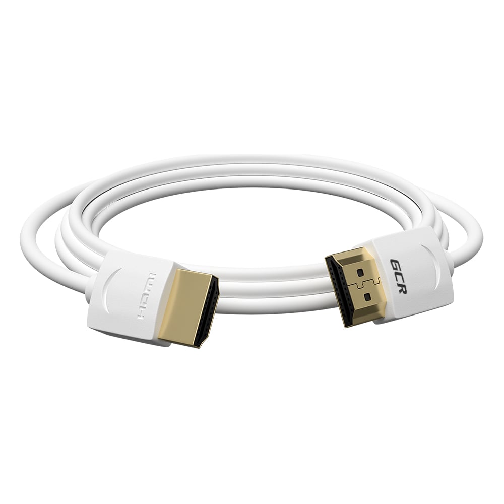 фото Кабель slim 1.5m hdmi 2.0 gcr белый od3.8mm hdr 4на2на2 viv51i482