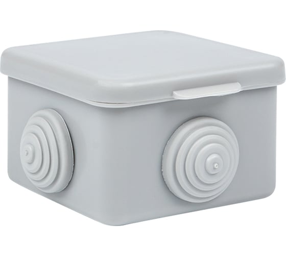 Изображение товара Распределительная коробка EKF PROxima КМР-030-036 пылевлагозащитная, 4 мембранных ввода 65х65х50 розничный стикер plc-kmr2-030-036-r