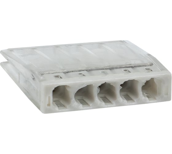 Изображение товара Строительно-монтажная клемма EKF СМК, 2273-245, 5 отверстий, 0,5-2.5мм2 100 шт PROxima plc-smk-2273-245