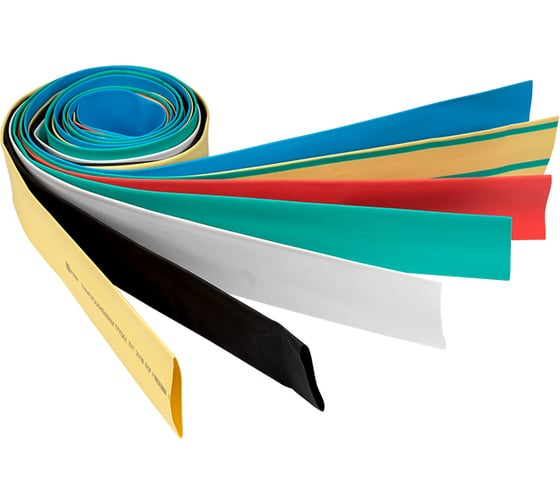 Изображение товара Набор EKF PROxima ТУТ нг: 7 цветов по 7шт., разного диаметра, 1м tut-n-1-r