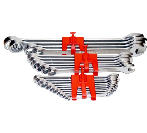 Изображение товара Набор комбинированных удлиненных ключей IZELTAS 6-32 мм, 21 предмет 0330002121