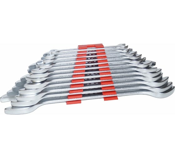 Изображение товара Набор ключей IZELTAS рожковых двусторонних, удлиненых 12 предм. 6-32мм , 130002112