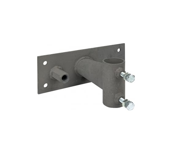 Изображение товара Держатель мачты молниеприемника к стене EKF, D=40мм, вынос, 100мм, с гайкой PROxima lp-l0100