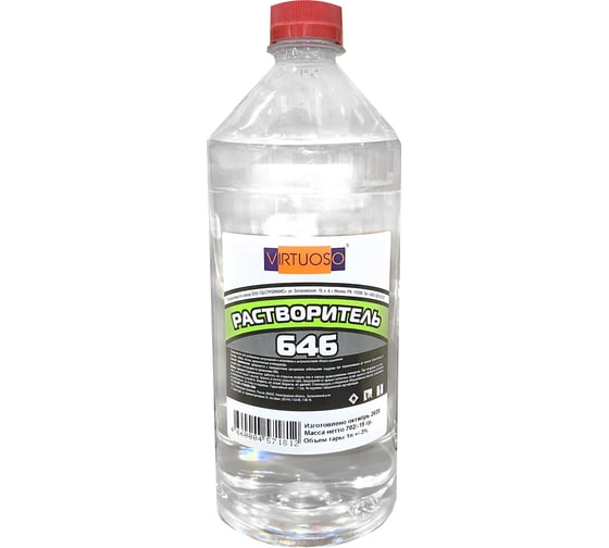 Изображение товара Растворитель VIRTUOSO 646 1л тех. 586204