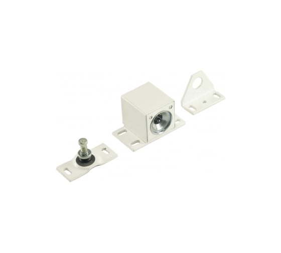 Изображение товара Универсальный миниатюрный электромеханический замок с датчиком положения двери PROMIX SM102.00.1 белый 00-00157588