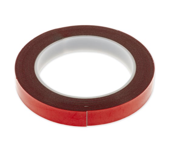 Изображение товара Двусторонняя липкая лента ARNEZI 0.8 мм, 15 мм, 5 м, акриловая, серая в блистере R8030233