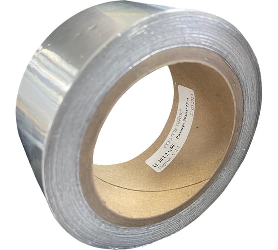 Изображение товара Алюминиевая лента с акриловым клеем SV TAPES AL 30 U2 G60 50 мм, 25 м, термостойкая, для бань AL30U2G605025