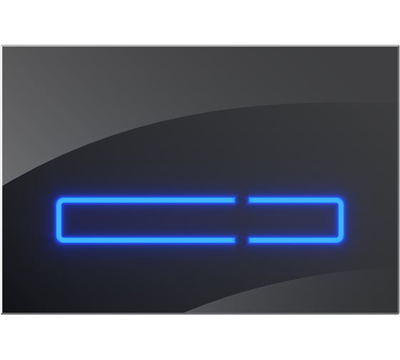 Изображение товара Клавиша для инсталляции AM.PM Touch Pro сенсорная, стекло, черный I0450A38