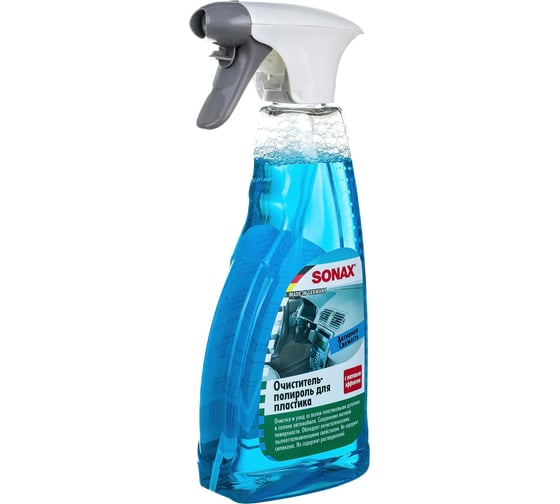 Изображение товара Очиститель для пластика триггер SONAX матовый эффект спорт активная свежесть 0,5л 357241