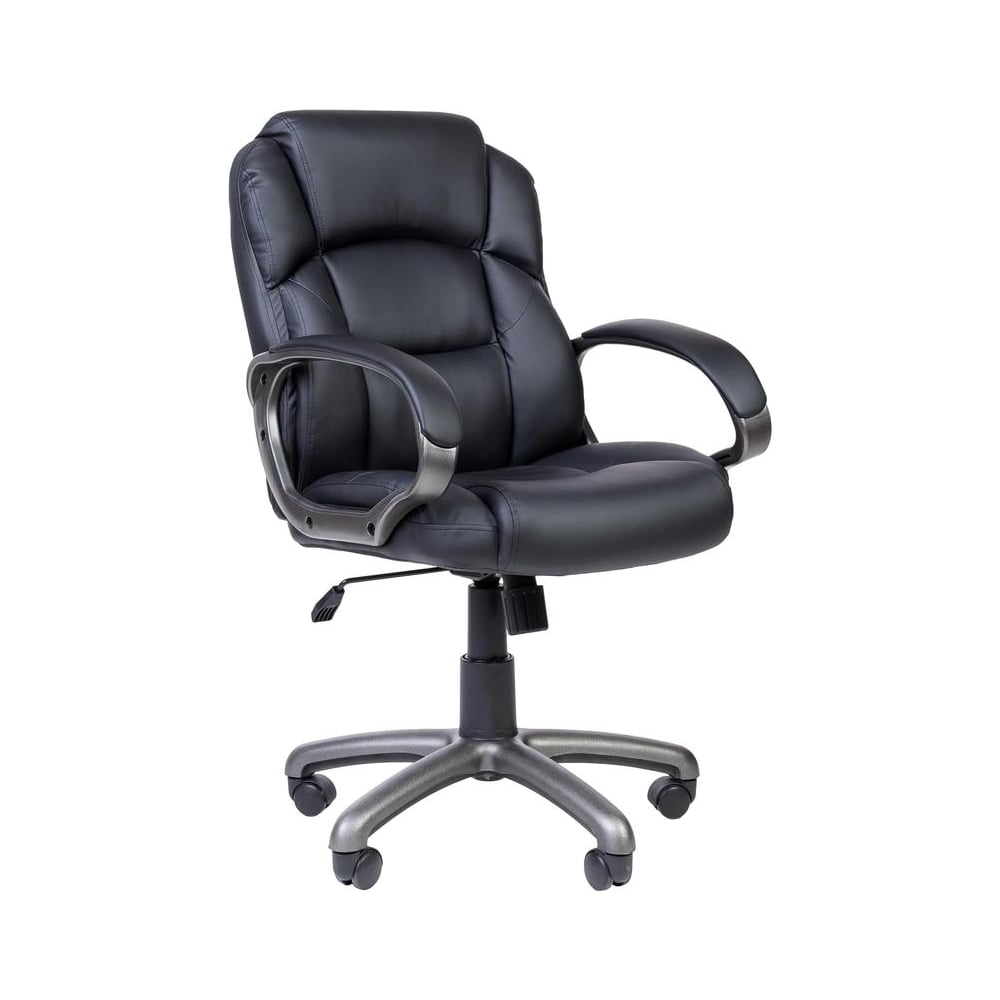 фото Кресло easy chair rcechair-681 tpu кожзам черный, пластик серый 1169190