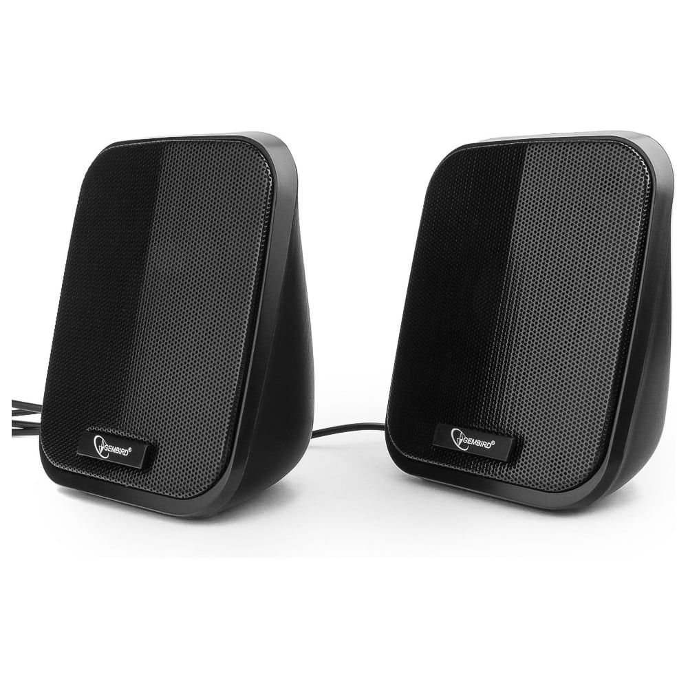 Изображение товара Акустическая система Gembird 2.0 Black с регулируемым звуком и USB-питанием Изображение товара Акустическая система Gembird 2.0 Black с регулируемым звуком и USB-питанием