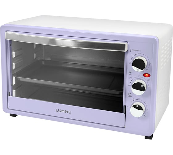 Изображение товара Мини-печь LUMME LU-1709 лиловый аметист, 33 л, конвекция + гриль 42704