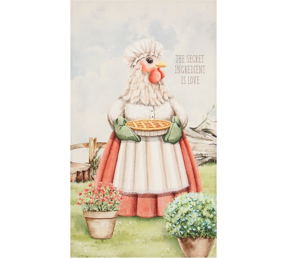 Изображение товара Полотенце кухонное Этель "Праздничный пирог" 40x70 см, 100% хлопок, 190 г/м2 10226828