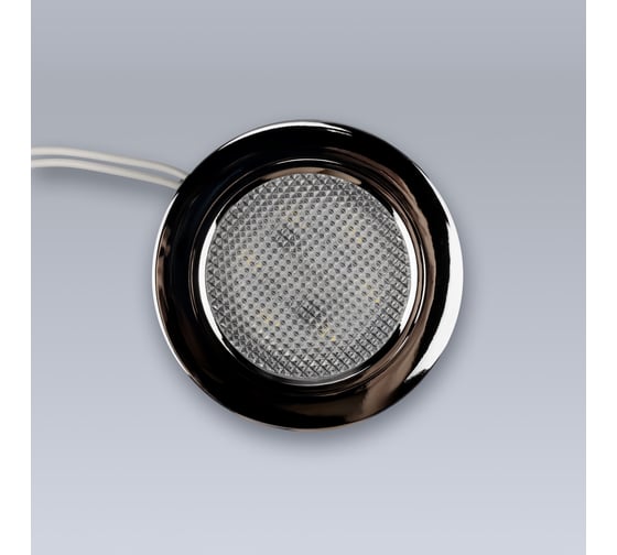 Изображение товара Мебельный светодиодный встраиваемый светильник ELEGANZ, термопластиковый корпус, 4W 220V 4500K, 1шт EL-FT-308-P