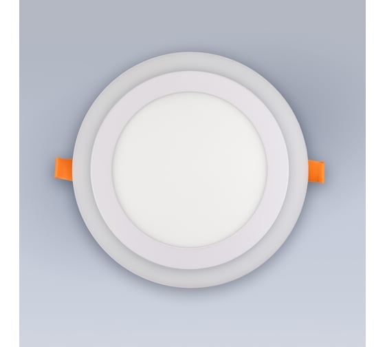 Изображение товара Светодиодный встраиваемый светильник ELEGANZ ТРЕХРЕЖИМНЫЙ Круг 18W нейтральный 4500К 220V, 1шт 1909