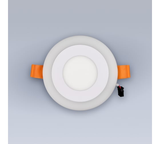 Изображение товара Светодиодный встраиваемый светильник ELEGANZ ТРЕХРЕЖИМНЫЙ Круг 6W нейтральный 4500К 220V, 1шт 1911