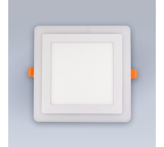 Изображение товара Светодиодный встраиваемый светильник ELEGANZ ТРЕХРЕЖИМНЫЙ Квадрат 18W нейтральный 4500К 220V, 1шт 1902