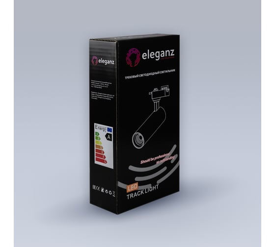 Изображение товара Светодиодный трековый светильник ELEGANZ 15Вт, COB, Круглый, Белый корпус, 6000К, 49x120мм, 1шт 3030