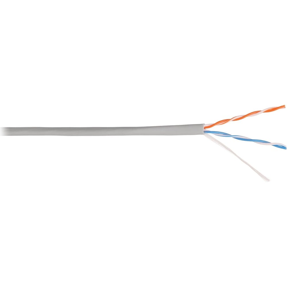 Изображение товара Кабель NIKOMAX U/UTP 2 пары Категория 5, 100МГц, 305м, серый