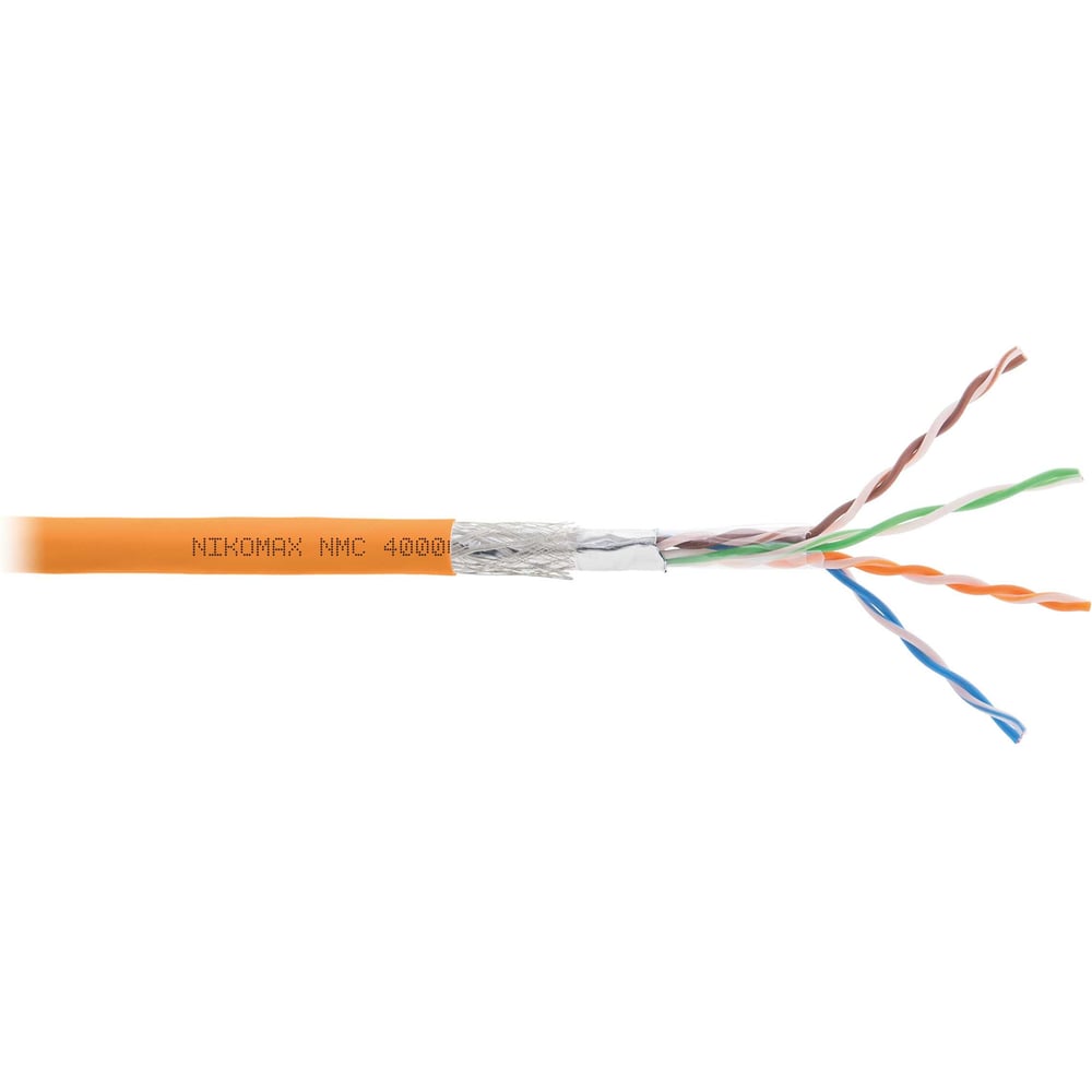 Изображение товара Кабель NIKOMAX SF/UTP 4 пары Категория 5e 305м оранжевый