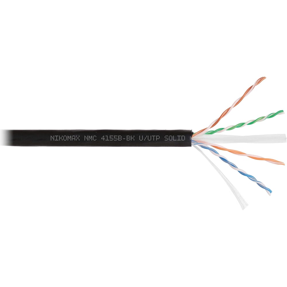 Изображение товара Кабель U/UTP Категория 6a NIKOMAX 500м для высокоскоростных сетей