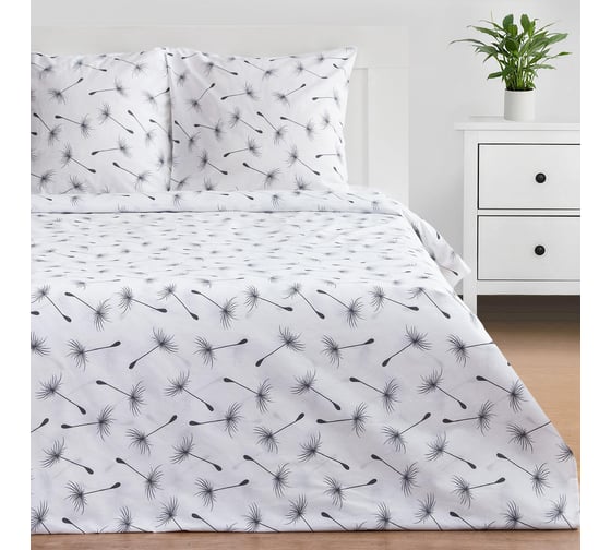 Изображение товара Комплект постельного белья Этель евро, Легкость ветра 200*217 см, 220*240 см, 70*70 см-2 шт, 100% хлопок, бязь 6632145