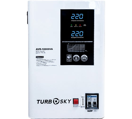 Изображение товара Стабилизатор Turbosky AVR-10000VA 384
