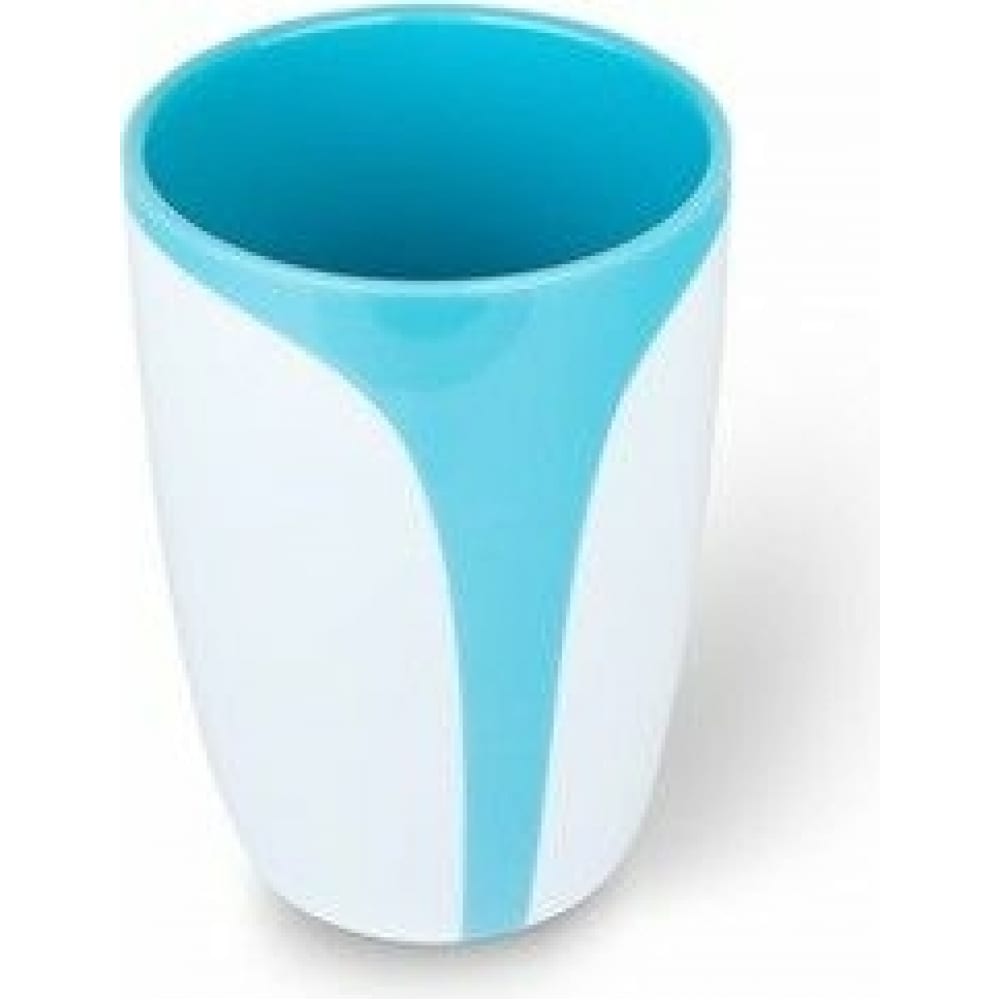 фото Стакан для зубных щеток аквалиния drop пластик, голубой b0458-2
