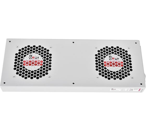 Изображение товара Вентиляторный модуль Rem 230V, 45х432х195 мм, вентиляторов: 2, 86 дБ, поток: 300 м3/ч, R-FAN-2J