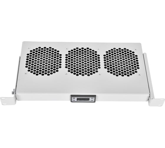 Изображение товара Вентиляторный модуль Rem R-FAN, 230V, 1U, серый R-FAN-3K-1U