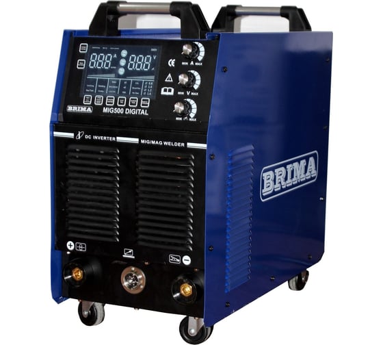 Изображение товара Сварочный полуавтомат BRIMA MIG-500 DIGITAL БП-00000727