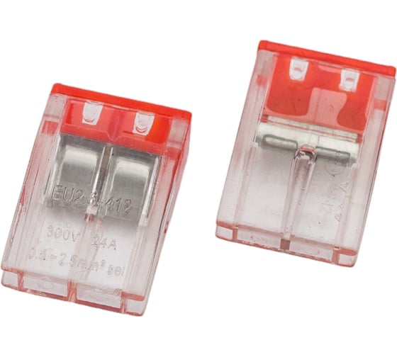 Изображение товара Строительно-монтажная клемма EKF СМК PROxima, 2273-242, 2 отверстия, 0.5-2.5мм2, 100 шт. plc-smk-2273-242