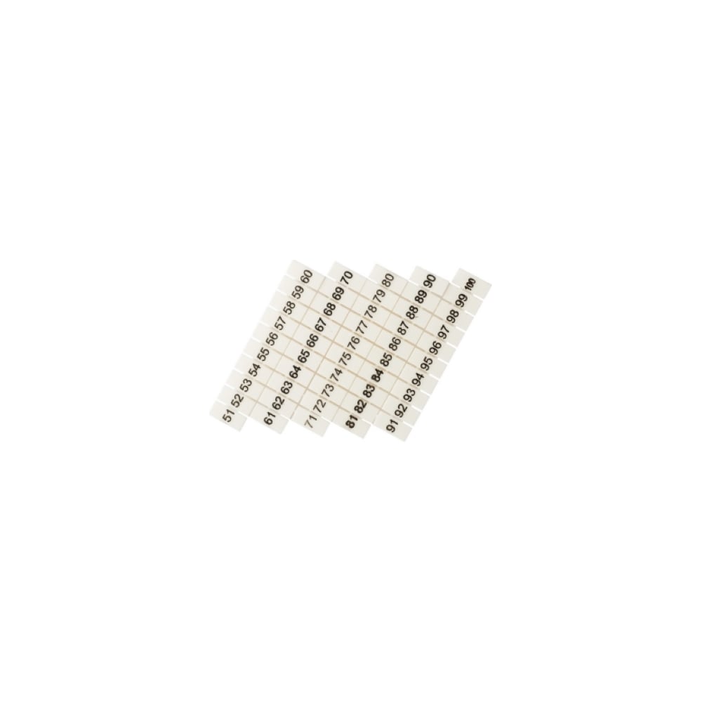 Маркеры для JXB-ST 6 EKF, с нумерацией 50-100 PROxima zb-st-6-50-100