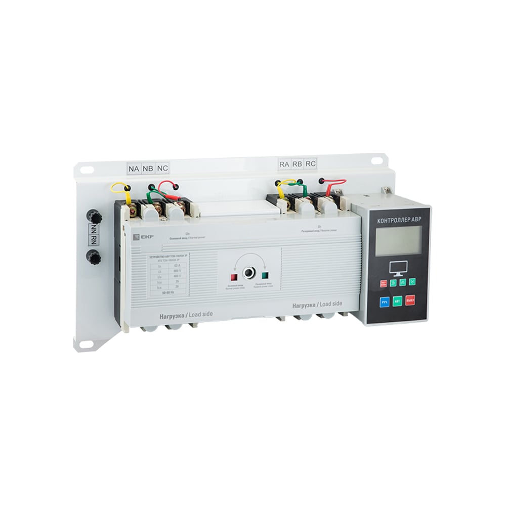 Изображение товара Устройство АВР EKF ТСМ 630/500А 3р PROxima ats-tsm-500A-3p-pro