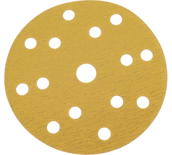 Изображение товара Шлифовальные круги на липучке 150 мм, Р180, 15 отверстий, 100 штук Vitatools G-150-P180-15-100