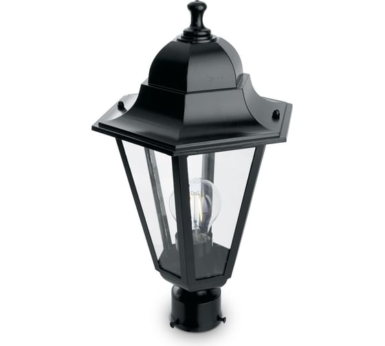 Изображение товара Садово-парковый светильник FERON 203/PL6203 шестигранный на столб 100W E27 230V черный 11068