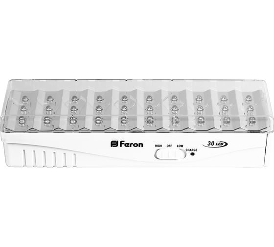 Изображение товара Аккумуляторный светильник FERON 30 LED DC, белый, EL15 12896