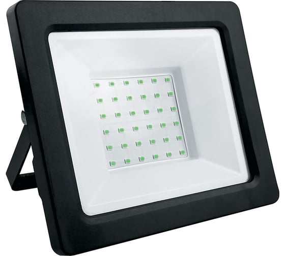 Изображение товара Светодиодный прожектор FERON LL-905 2835 SMD 50W зеленый AC220V/50Hz IP65, черный в компактном корпусе, 205*161*40 мм 32212