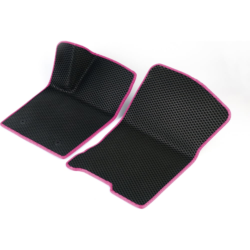 Передние коврики для Toyota Land Cruizer 100 1998 - 2007 (Тойота Ленд Крузер 100) Vicecar 2DL45018-розовый