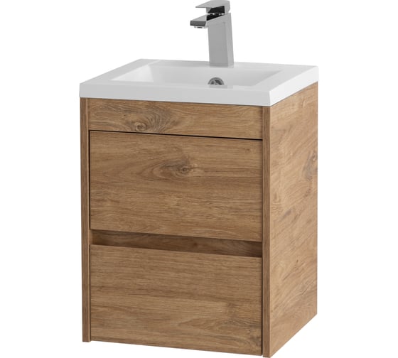 Изображение товара Напольная база под раковину с двумя выкатными ящиками Art&Max FAMILY-M Harbor Golden, 400x350x550, Family-M-400-2C-SO-HG